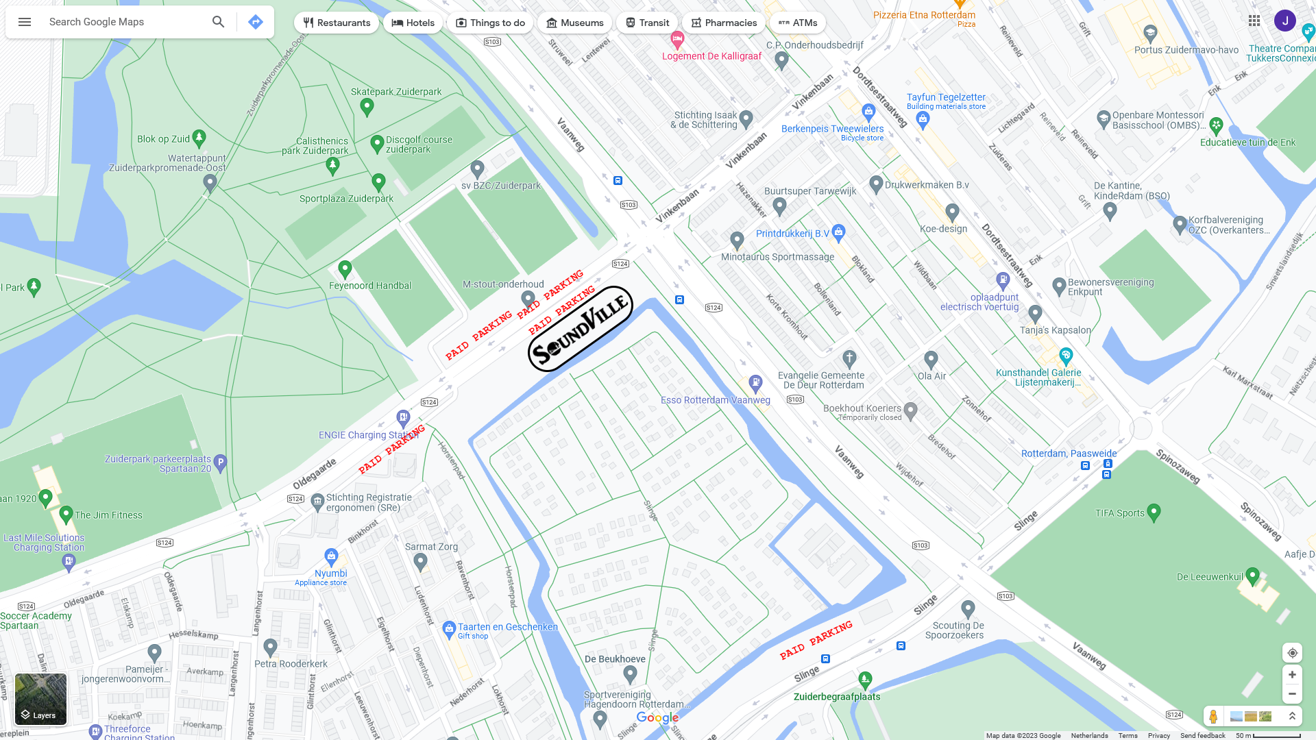 Routebeschrijving SoundVille